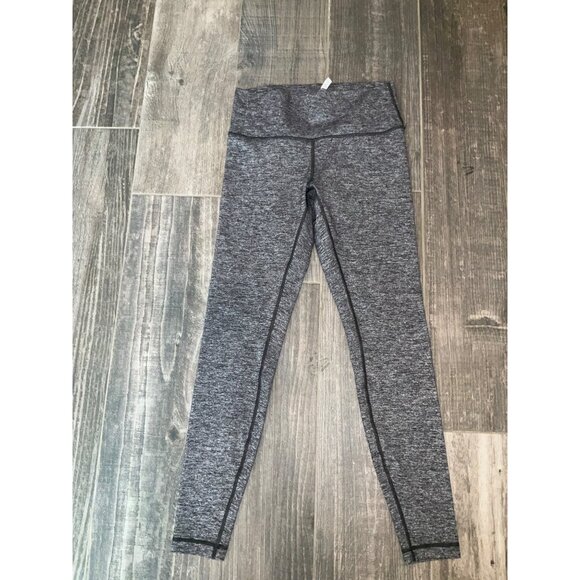 Lululemon Wunder Under Hi-Rise Tight *28"Heathered Black size 10 - Picture 1 of 5